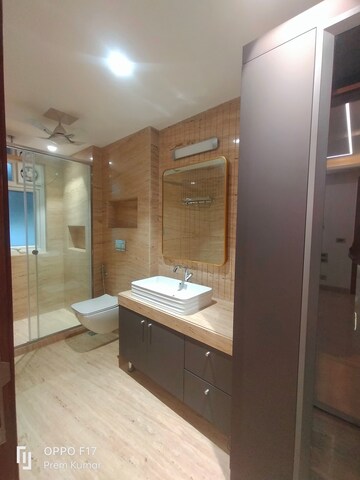 Bathroom in 3 BHK Builder Floor at Defence Colony – for Rent