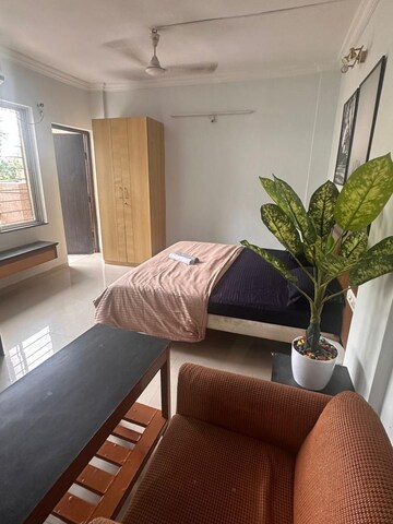 Living Room in 3 BHK Apartment at Goel Ganga Carnation, Koregaon Park – for Rent