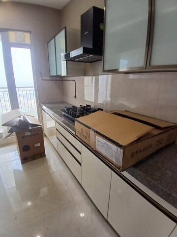 Kitchen in 3 BHK Apartment at Piramal Vaikunth, Balkum Pada – for Rent