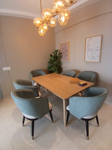 Living Room in 3 BHK Apartment at Piramal Vaikunth, Balkum Pada – for Rent