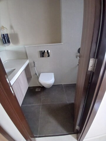 Bathroom in 3 BHK Apartment at Piramal Vaikunth, Balkum Pada – for Rent