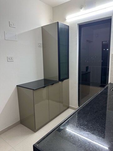 Kitchen in 1 BHK Apartment at Shapoorji Pallonji Joyville Celestia, Hadapsar – for Rent