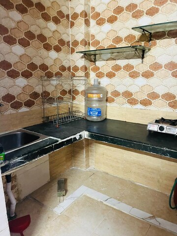 Kitchen in 1 BHK Builder Floor at Uttam Nagar – for Rent