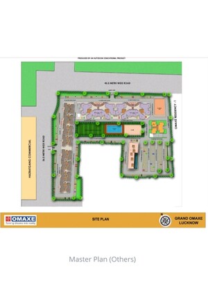 Master Plan in 2.5 BHK Apartment at Grand Omaxe, Gomti Nagar – for Sale