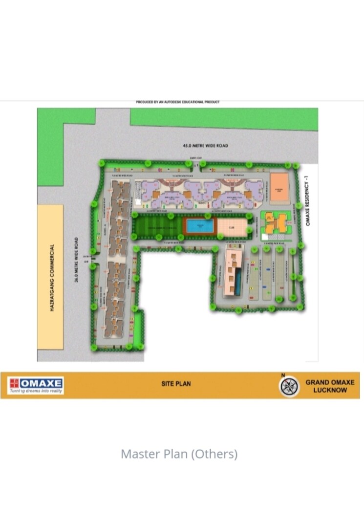 Master Plan, grand-omaxe 2.5 Bedroom 1008 Sq.Ft. Apartment In Gomti Nagar Lucknow 8422534