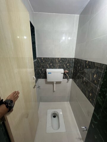 Bathroom in 1 BHK Apartment at Neel Sidhi Ballarat, New Panvel – for Rent