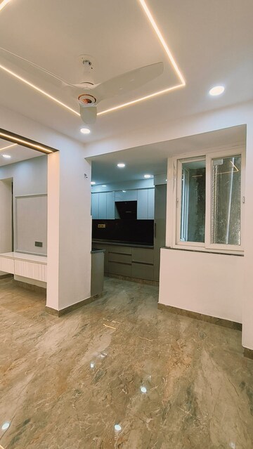 Living Room in 3 BHK Apartment at Sector 4, Dwarka – for Rent