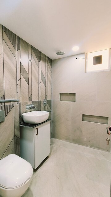 Bathroom in 3 BHK Apartment at Sector 4, Dwarka – for Rent