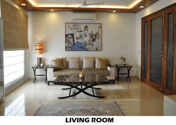 Living Room in 4 BHK Apartment at Greater Kailash ii – for Rent