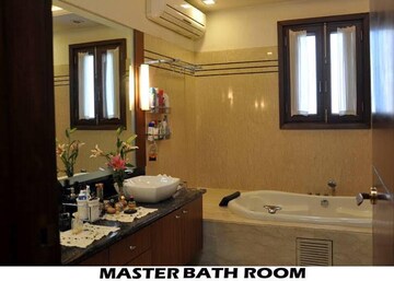 Living Room in 4 BHK Apartment at Greater Kailash ii – for Rent