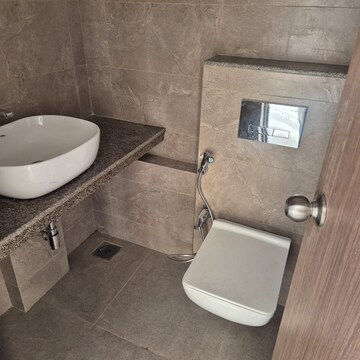 Bathroom in 1 BHK Apartment at Chandak Nishchay Wing D, Borivali East – for Rent