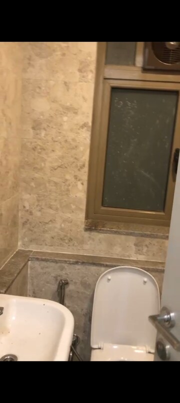 Bathroom in 3 BHK Apartment at Sheth Vasant Oasis, Andheri East – for Rent