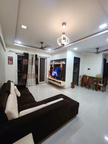 Living Room in 4 BHK Apartment at B & M Atlantis, Ghansoli – for Sale