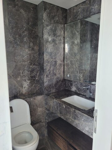 Bathroom in 4 BHK Apartment at Lodha Trump Tower, Worli – for Rent