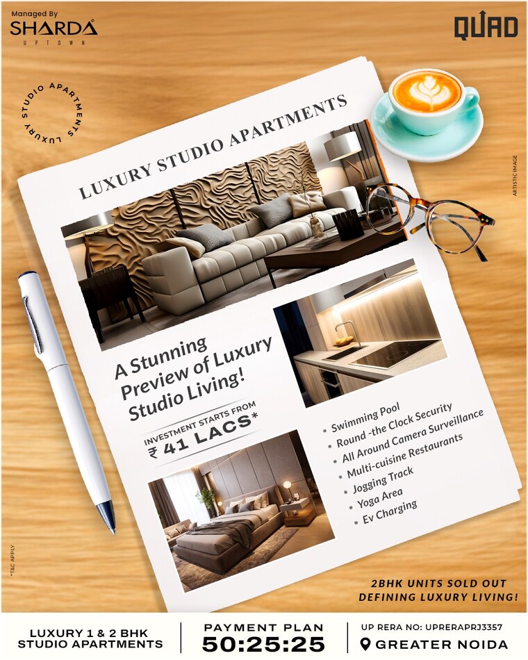 Master Bedroom, sharda-ntpc-anandam-plaza 1 RK 550 Sq.Ft. Apartment In Chi Ii Greater Noida Greater Noida 8422873