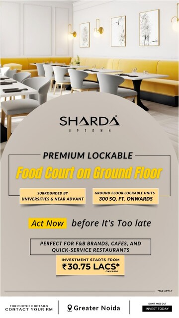 Master Bedroom in 1 RK Apartment at Sharda NTPC Anandam Plaza, Chi Ii Greater Noida – for Sale