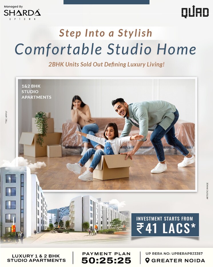 Master Bedroom, sharda-ntpc-anandam-plaza 1 RK 550 Sq.Ft. Apartment In Chi Ii Greater Noida Greater Noida 8422873