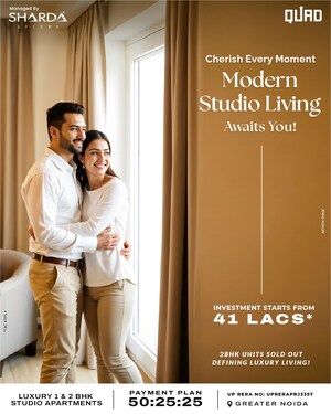 Master Bedroom in 1 RK Apartment at Sharda NTPC Anandam Plaza, Chi Ii Greater Noida – for Sale