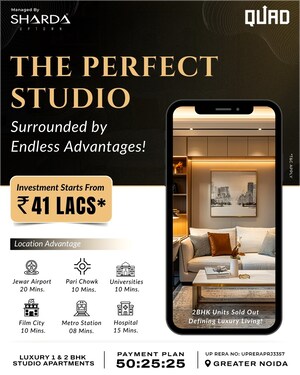 Master Bedroom in 1 RK Apartment at Sharda NTPC Anandam Plaza, Chi Ii Greater Noida – for Sale