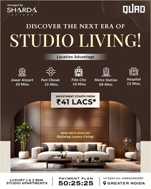 Master Bedroom in 1 RK Apartment at Sharda NTPC Anandam Plaza, Chi Ii Greater Noida – for Sale