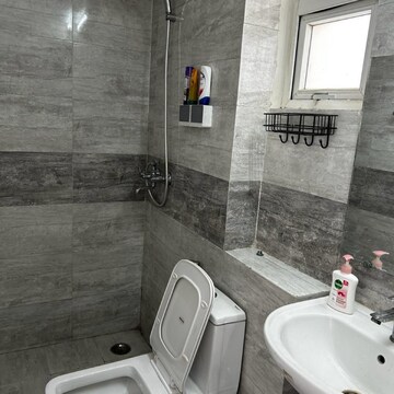 Bathroom in 3 BHK Apartment at Gaurs Siddhartham, Siddharth Vihar – for Rent