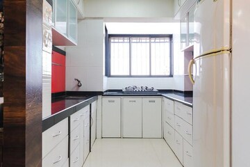 Kitchen in 3 BHK Apartment at Padmavati Trikutta Towers CHS, Powai – for Rent