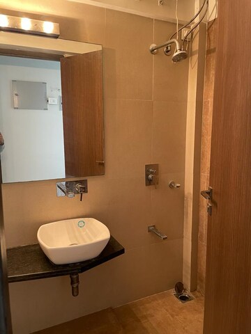 Bathroom in 2 BHK Apartment at Omkar Meridia, Kurla West – for Rent