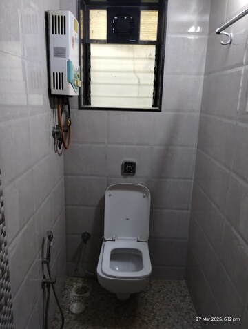 Bathroom in 2 BHK Apartment at Shanti CHS Mahim, Mahim – for Rent