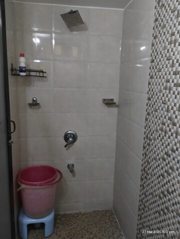 Bathroom in 2 BHK Apartment at Shanti CHS Mahim, Mahim – for Rent