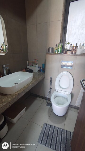 Bathroom in 2 BHK Apartment at Shapoorji Pallonji Vicinia, Powai – for Rent