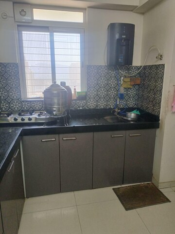 Kitchen in 3 BHK Apartment at Runwal Eirene, Balkum Pada – for Rent