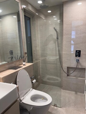 Bathroom in 2 BHK Apartment at Castle Rock, Powai – for Rent