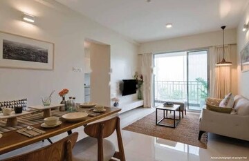Living Room in 1.5 BHK Apartment at Godrej Emerald, Ghodbunder Road – for Rent