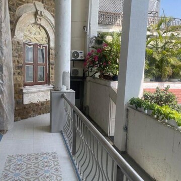 Balcony in 5 BHK Apartment at Malabar Hill – for Rent