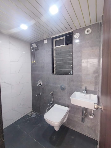 Bathroom in 1 BHK Apartment at Lotus Residency Goregaon West, Goregaon West – for Rent
