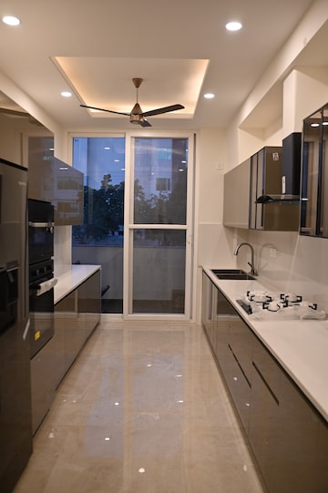 Kitchen in 4 BHK Builder Floor at Devindar Vihar, Sector 56 – for Sale