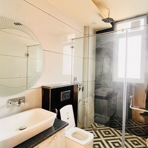 Bathroom in 3 BHK Builder Floor at Vipul Business Park, Tikri – for Sale