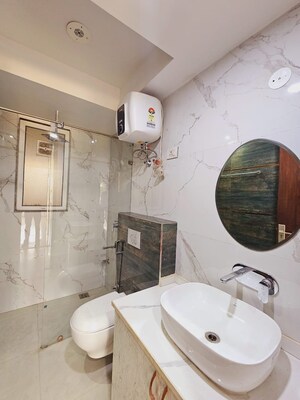 Bathroom in 4 BHK Builder Floor at M3M Atrium, Sector 57 – for Sale
