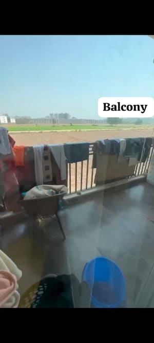 Balcony in 3 BHK Apartment at Motia Harmony Greens, Kishanpura – for Sale