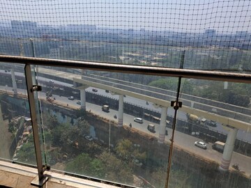 Balcony in 2 BHK Apartment at L&T Crescent Bay T2, Parel – for Rent