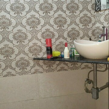 Bathroom in 2 BHK Apartment at Maharaja Retreat CHS, Goregaon East – for Rent