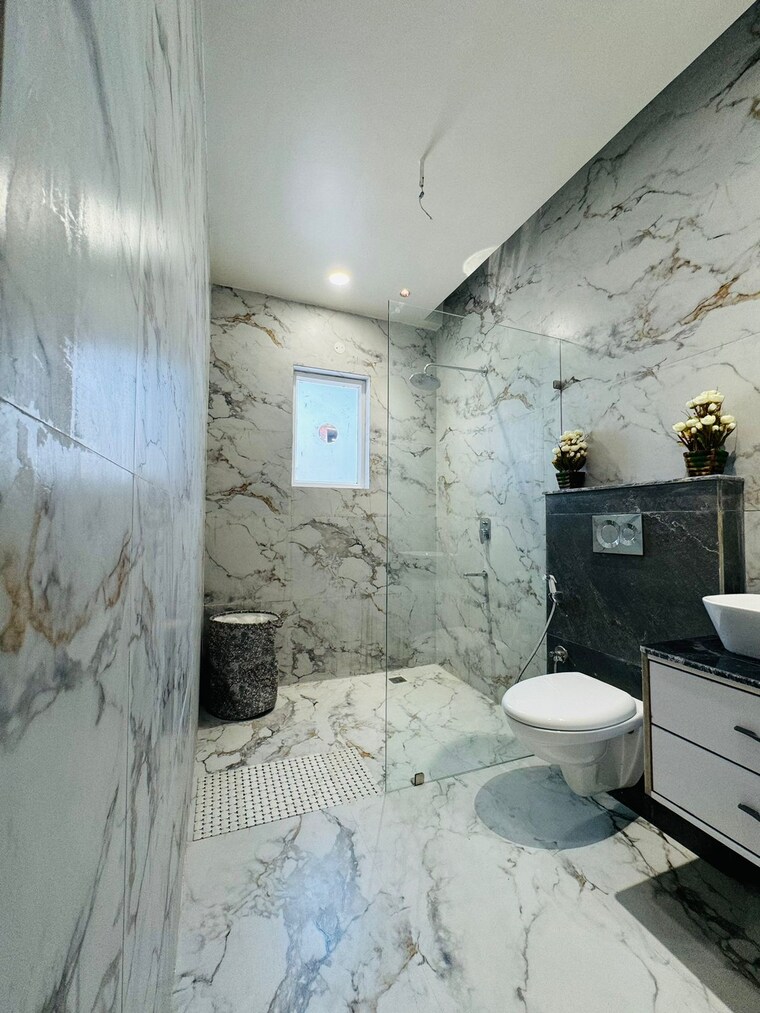 Bathroom, high ground 3 Bedroom 112 Sq.Yd. Independent House In High Ground Zirakpur 8424660