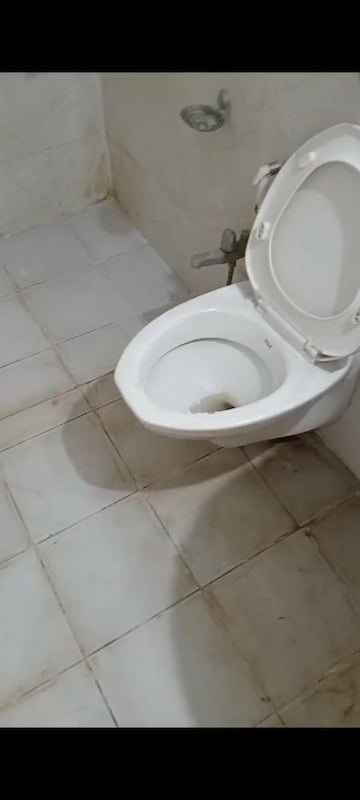 Bathroom in 1 BHK Apartment at Puranik City, Kasarvadavali – for Rent