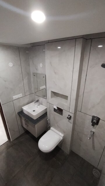 Bathroom in 3 BHK Apartment at CRD Golden Castle, Patiala Road – for Rent