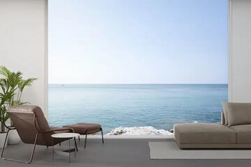 Bedroom in 4 BHK Apartment at Sugee Sea Krest, Worli – for Sale