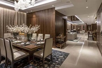 Living Room in 4 BHK Apartment at Nepean Sea Road – for Sale