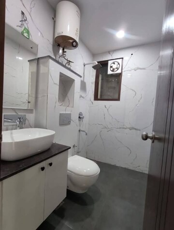 Bathroom in 3 BHK Builder Floor at Saket – for Rent