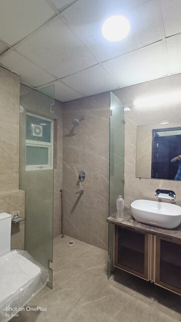 Bathroom in 3 BHK Apartment at Omaxe Twin Towers, Sector 50 – for Rent