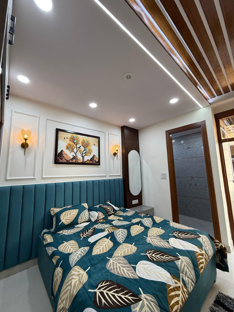 Bedroom, dwarka mor 2 Bedroom 750 Sq.Ft. Builder Floor In Dwarka Mor Delhi 8425367