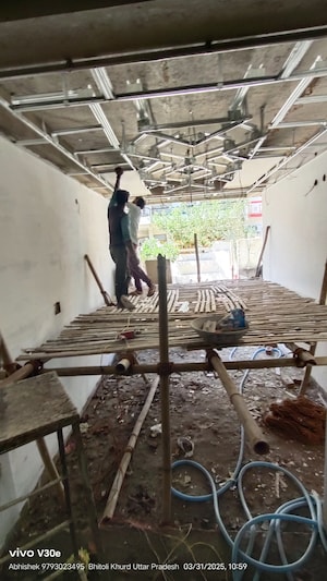 Staircase in 3 BHK Independent House at Jankipuram Extension – for Sale